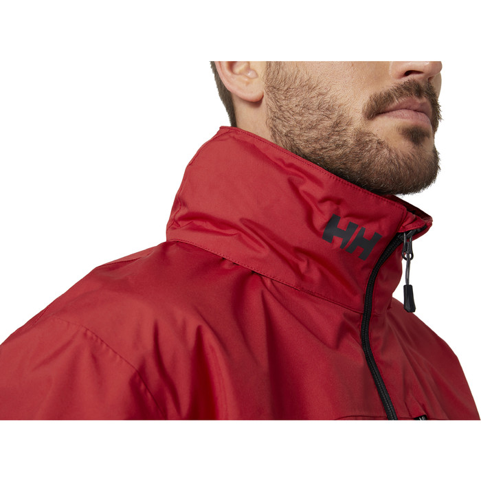 2024 Helly Hansen Mens Hooded Crew Jacket 33875 - Red